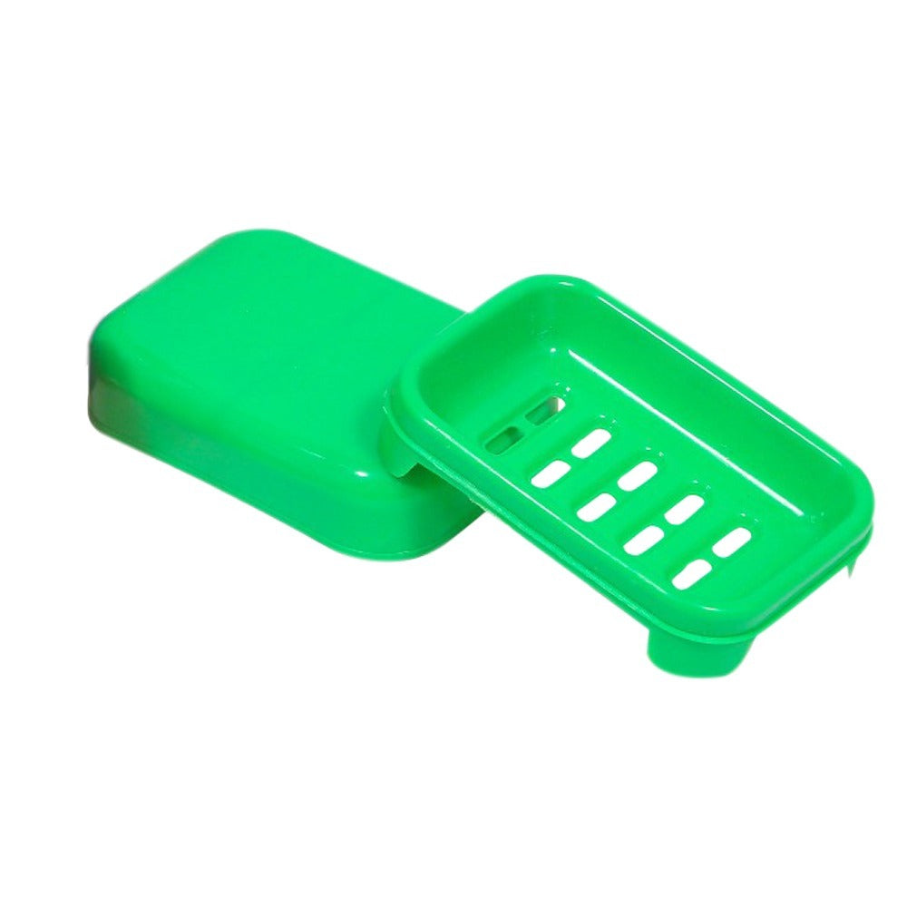 Soap holder with a secure lid, ideal for maintaining soap freshness. Soap holder with a secure lid, ideal for maintaining soap freshness.